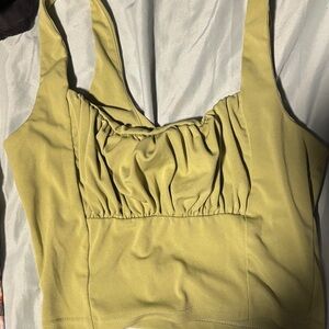 Stylish Women's Olive Tank Top